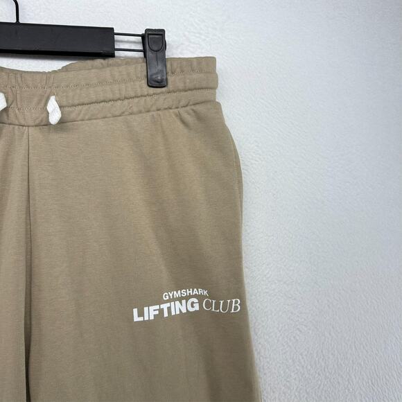 Gymshark Sweatpants Womens Medium Brown GSLC Lifting Club CUffed Joggers Pocket - Picture 3 of 10